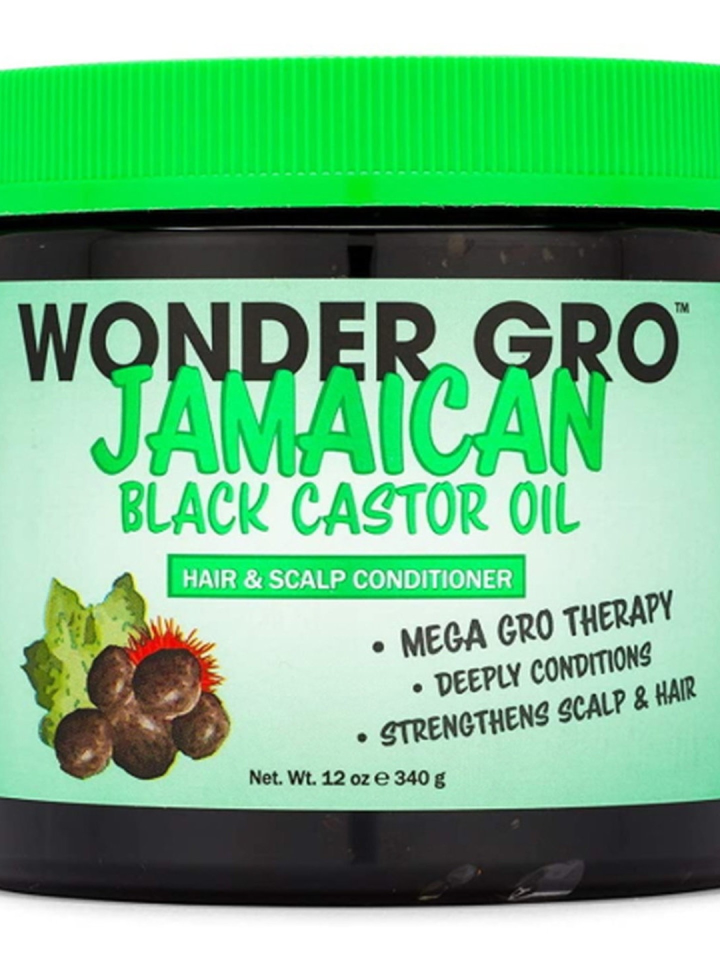 Wonder Gro Jamaican Black Castor Oil 12oz