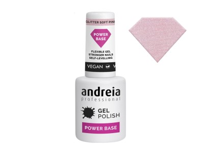 Andreia Power Base Glitter Soft Pink - Image product