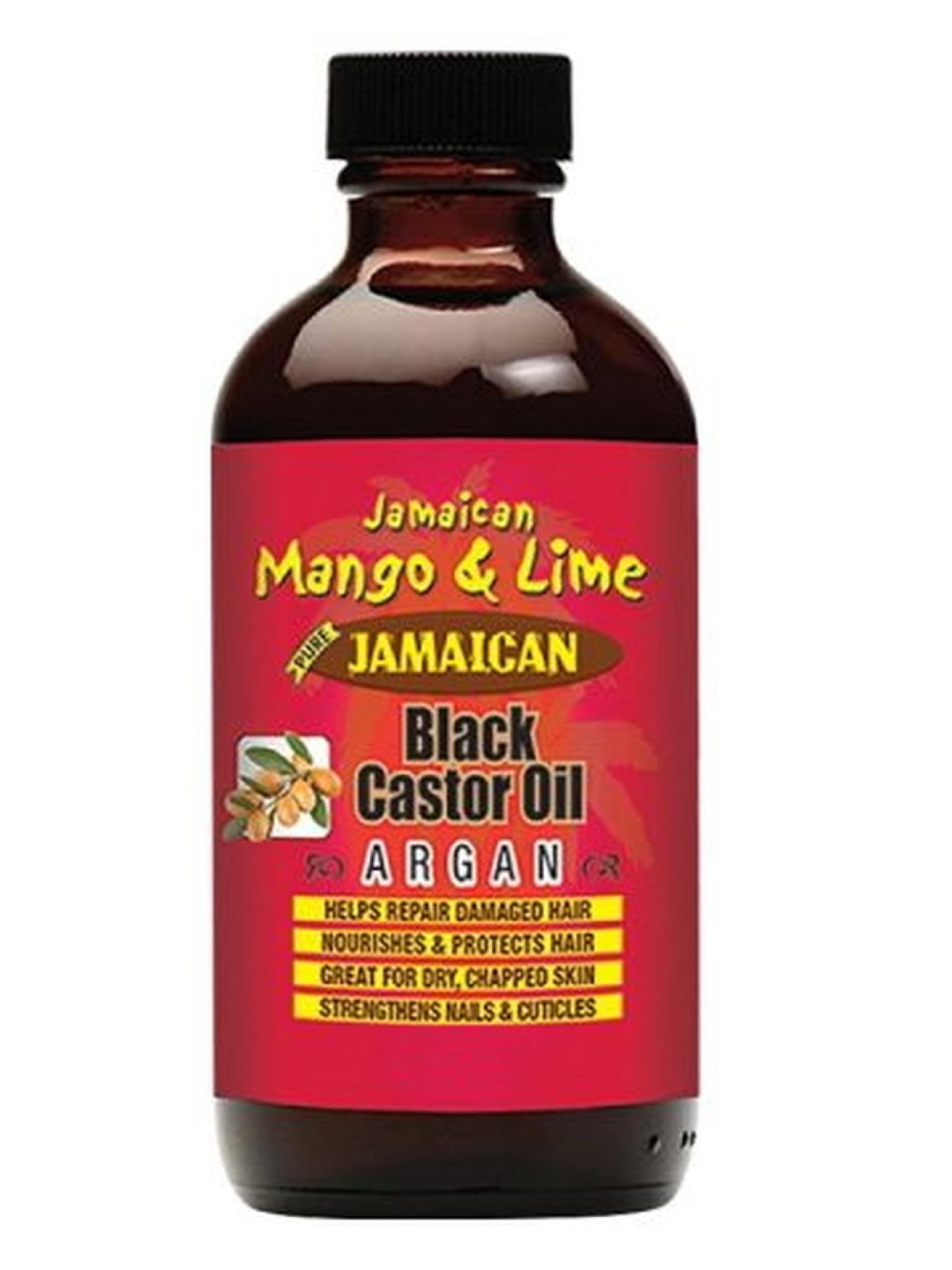 JM Black Castor Oil Argan 4oz.