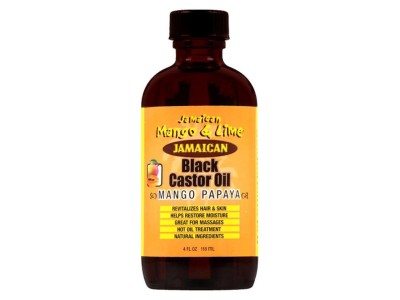 JM Black Castor Oil Mango & Papaya 4oz - Image product
