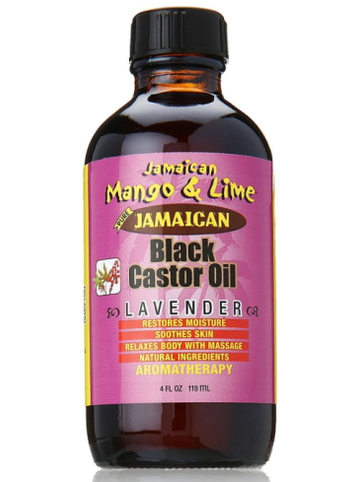 JM Black Castor Oil Lavender 4oz.