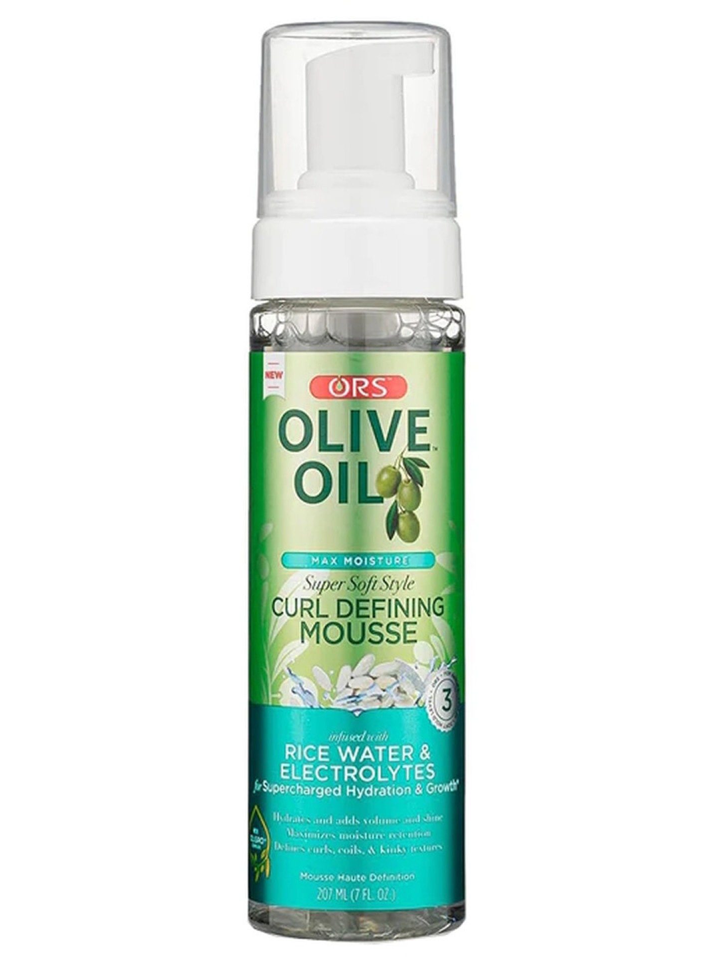 ORS Olive Oil Curl Def. Mousse Rice Water & Electrolytes 7oz