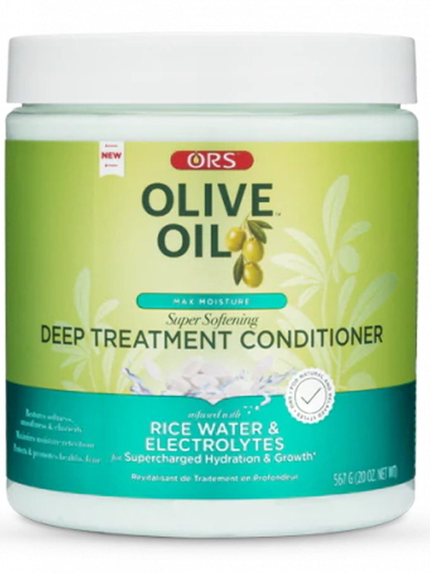 ORS Olive Oil Deep T Cond Rice Water & Electrolytes 20oz