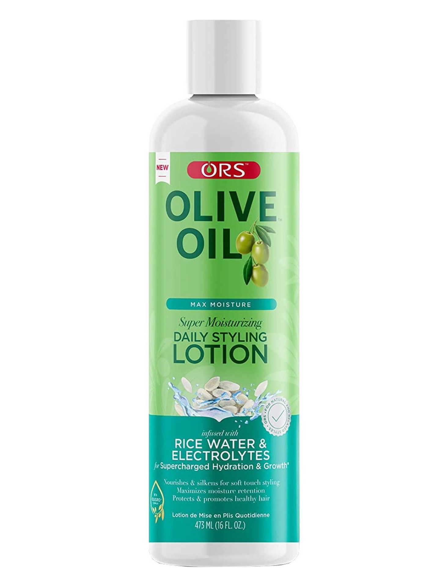 ORS Olive Oil Lotion Rice Water & Electrolytes 20oz