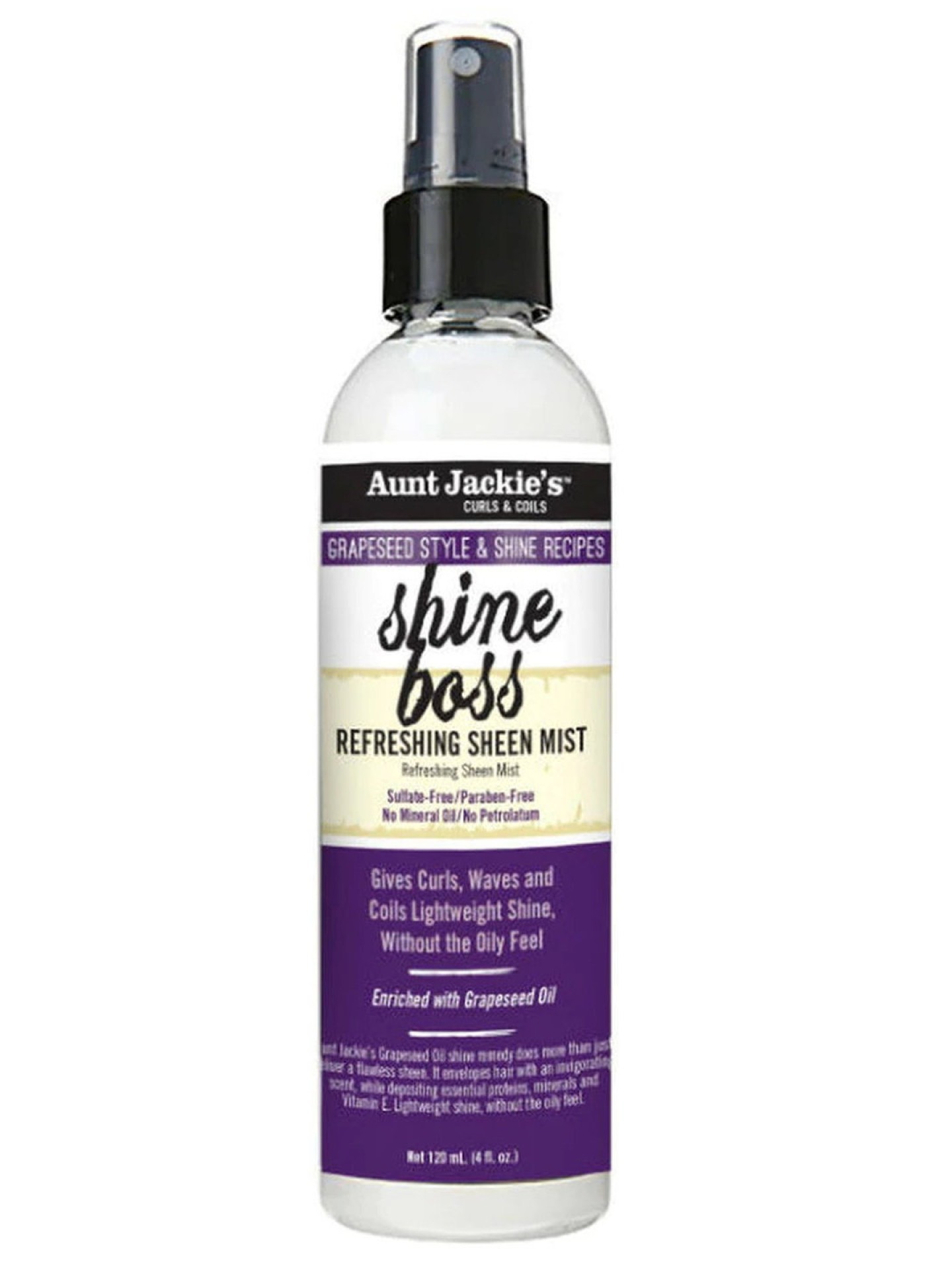 AJ Grapeseed Style & Shine Recipes Shine Boss 4oz