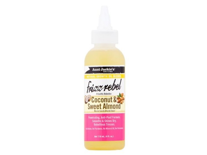 AJ Growth Oil Frizz Rebel Coconut & Sweet Almond 4oz