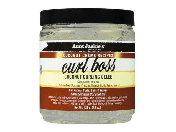 AJ Curl Boss Coconut Curling Gel�e 15oz