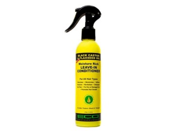 Eco Black Castor & Flaxseed Oil Leave-In Cond. 8oz