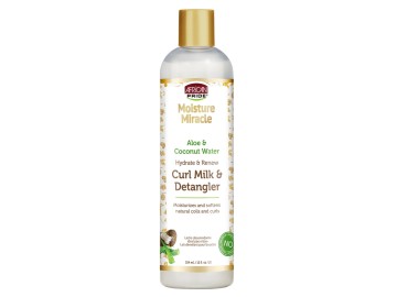 AP Moist Miracle Aloe & Coconut Water Curl Milk & Det. 12oz
