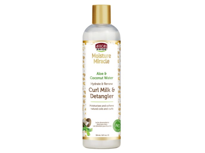 AP Moist Miracle Aloe & Coconut Water Curl Milk & Det. 12oz