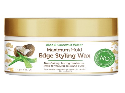 AP Moist Miracle Aloe & Coconut Water Edge Styling Wax 6oz - Image product
