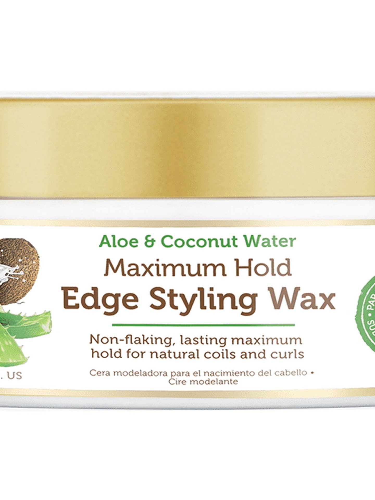 AP Moist Miracle Aloe & Coconut Water Edge Styling Wax 6oz
