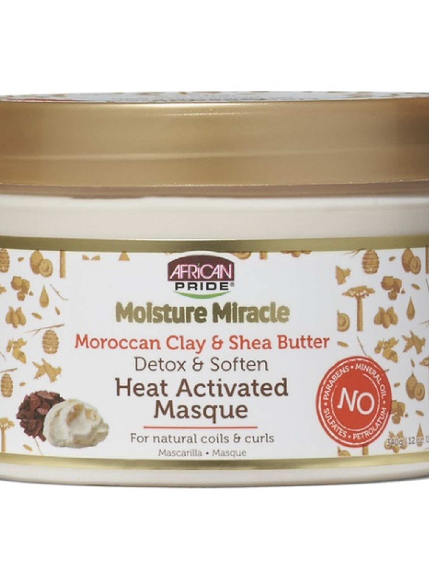 AP Moist Miracle Marrocan Clay & Shea Butter Masque 12oz