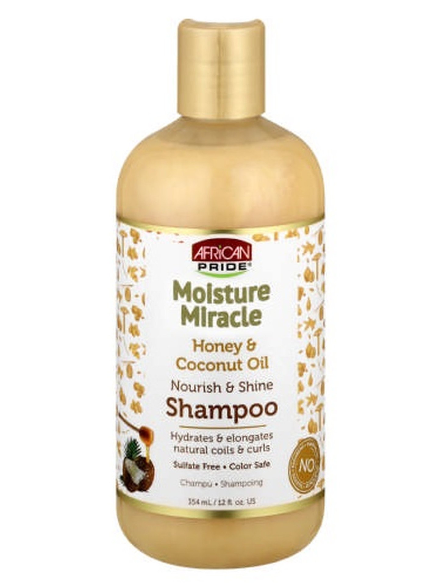 AP Moist Miracle Honey & Coconut Shampoo 12oz