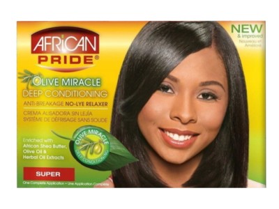 AP Olive Miracle DC Anti-Breakage Relaxer Kit Super - Image product