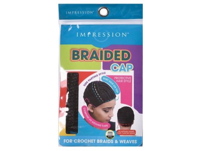 Impression Braided Cap Full Bang Black - Image product