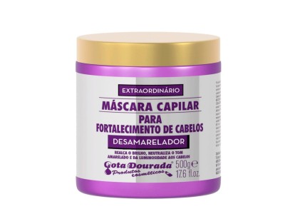 Gota Dourada Máscara Desamarelador Brilho 500g - Image product
