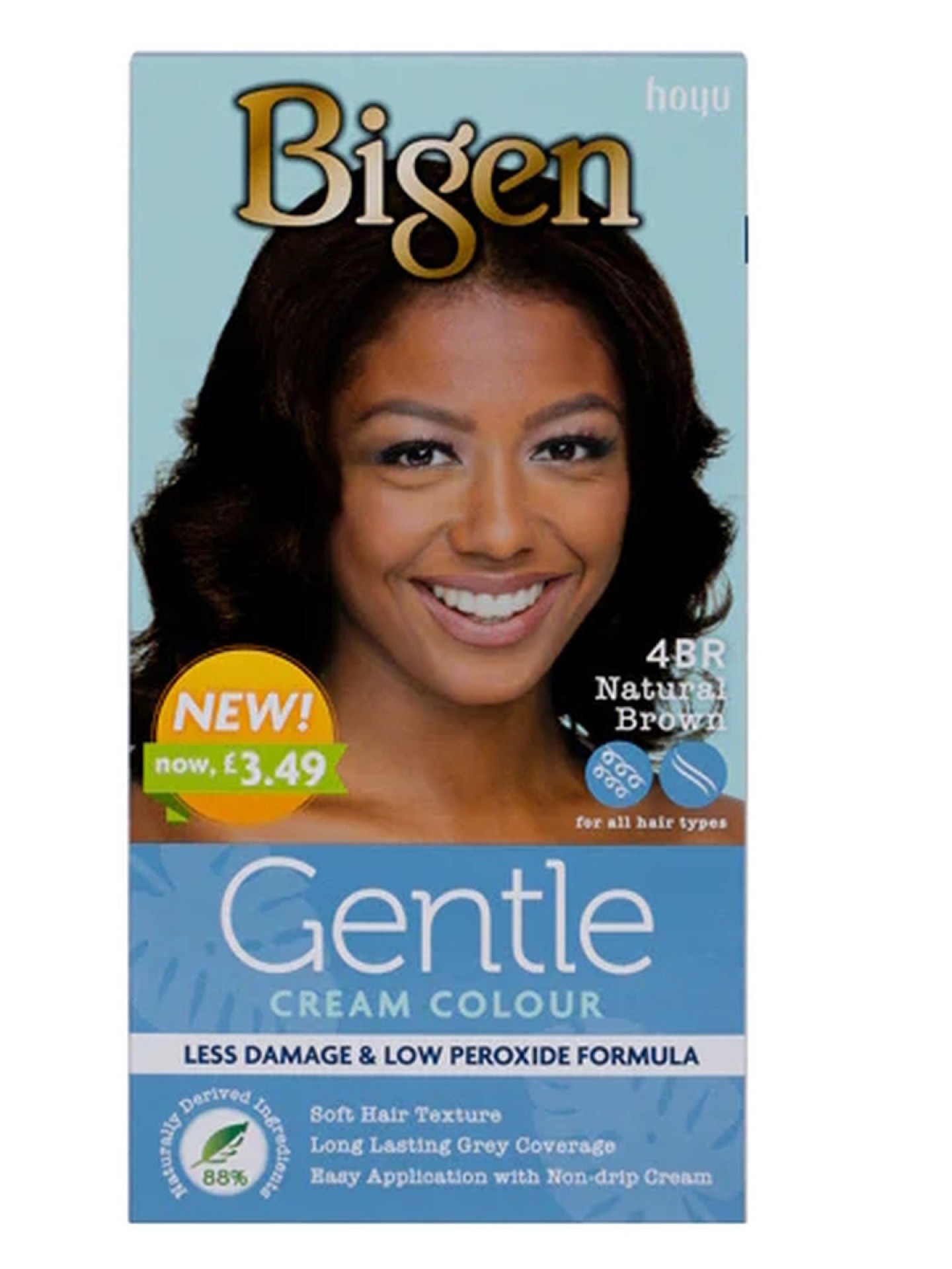 Bigen Gentle Cream Natural Brown 4BR