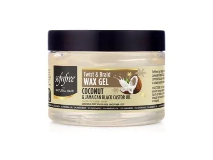 SoftnFree Coconut & JBCO Twist and Braid Wax Gel  250ml