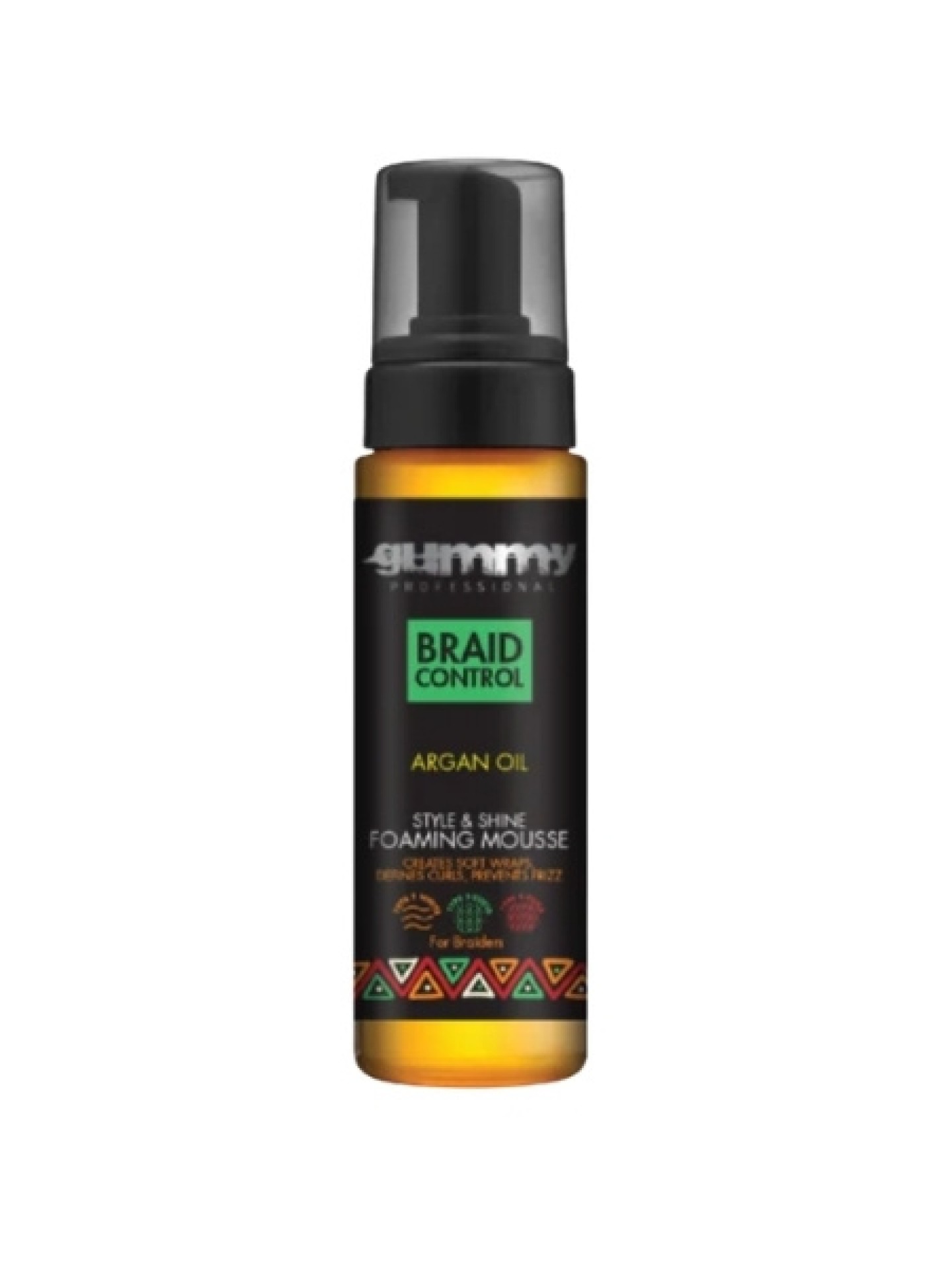 Gummy Braid Control Argan Oil Foaming 200ml