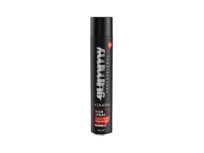 Gummy Hair Spray Keratin Ultra Strong 400ml - Image product