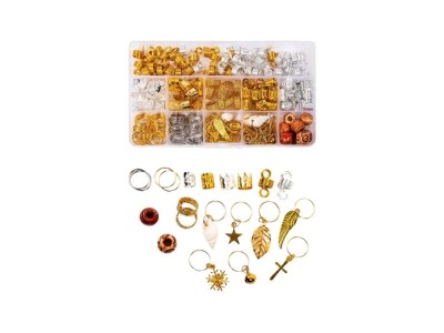 Dreamfix 238pc Braiding Hair Rings 20 Style - Image product