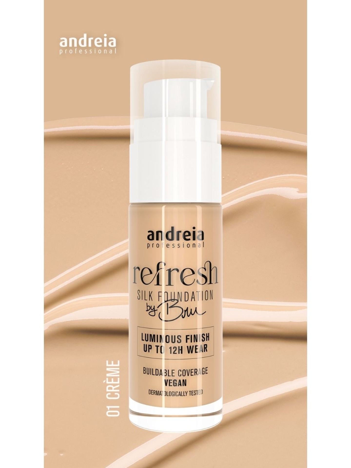 Andreia Refresh Silk Foundation 01