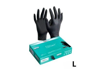 Eurostil Guantes Nitrilo Color Negro Talla L - Image product