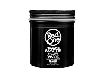 Red One Matte Hair Wax Black 100ml
