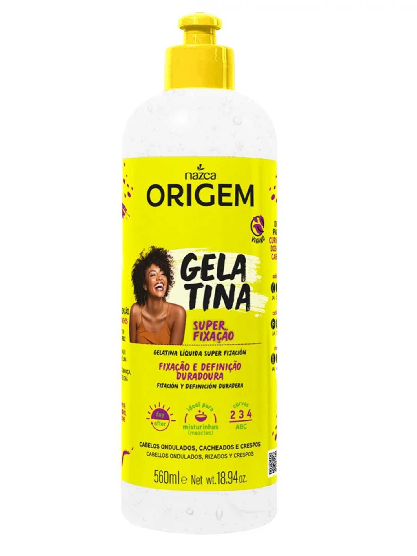 ORIGEM Gelatina Liquida Super Fixação 560ml