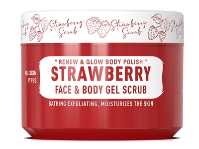 IMMORTAL Infuse Strawberry Face & Body Gel Scrub 300ml - Image product