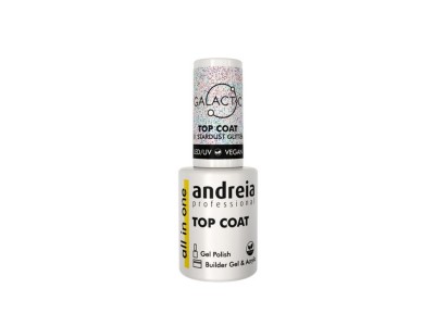 Andreia Galactic 01 Stardust Glitter Top Coat 10,5ml - Image product