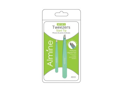 Almine Slant Tip Tweezers #6003 - Image product