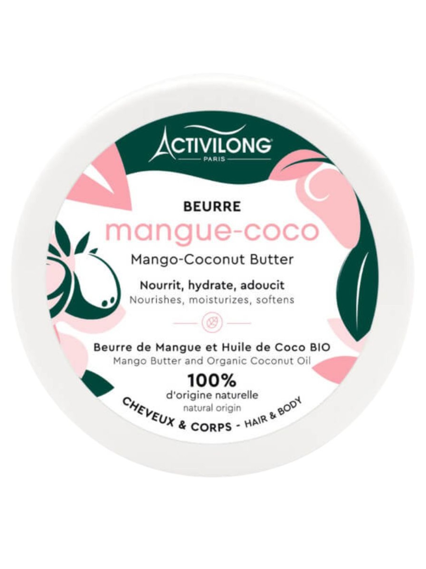 Activilong Pomada Manga e Oleo Coco 100% Natural 100ml