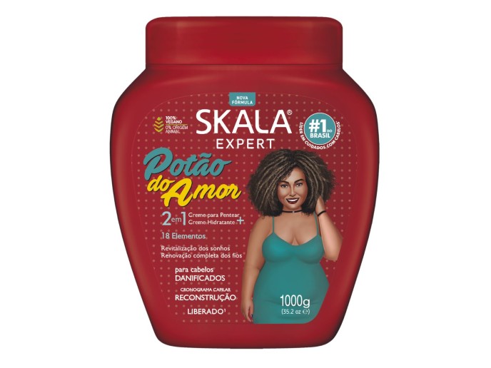 Skala Creme de Tratamento 2 em 1 Potao do Amor 1000g