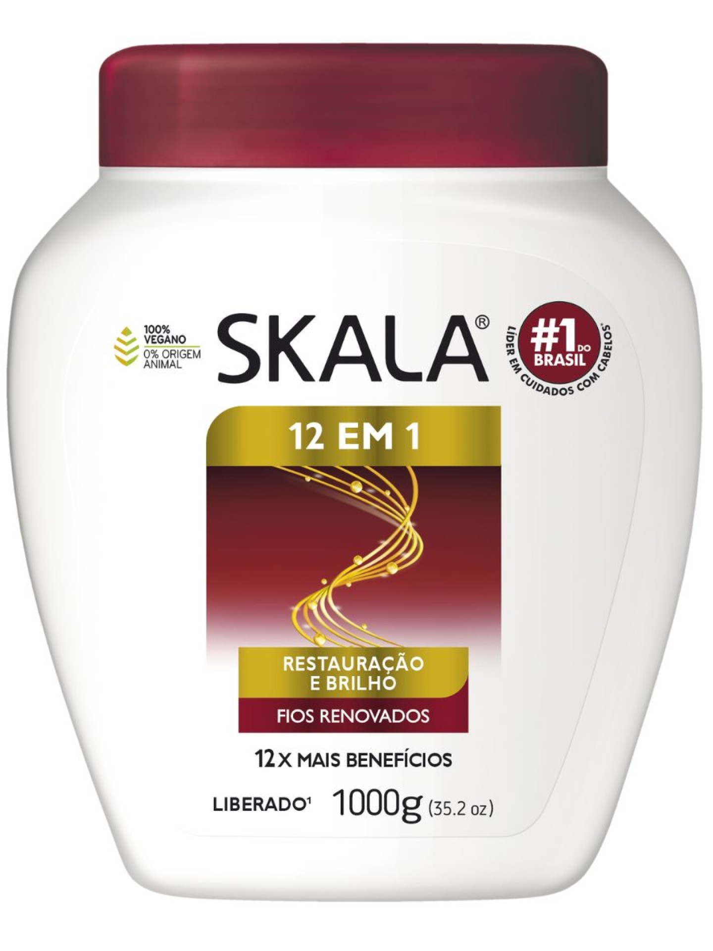 Skala Creme de Tratamento 12 em 1 Reparação 1000g