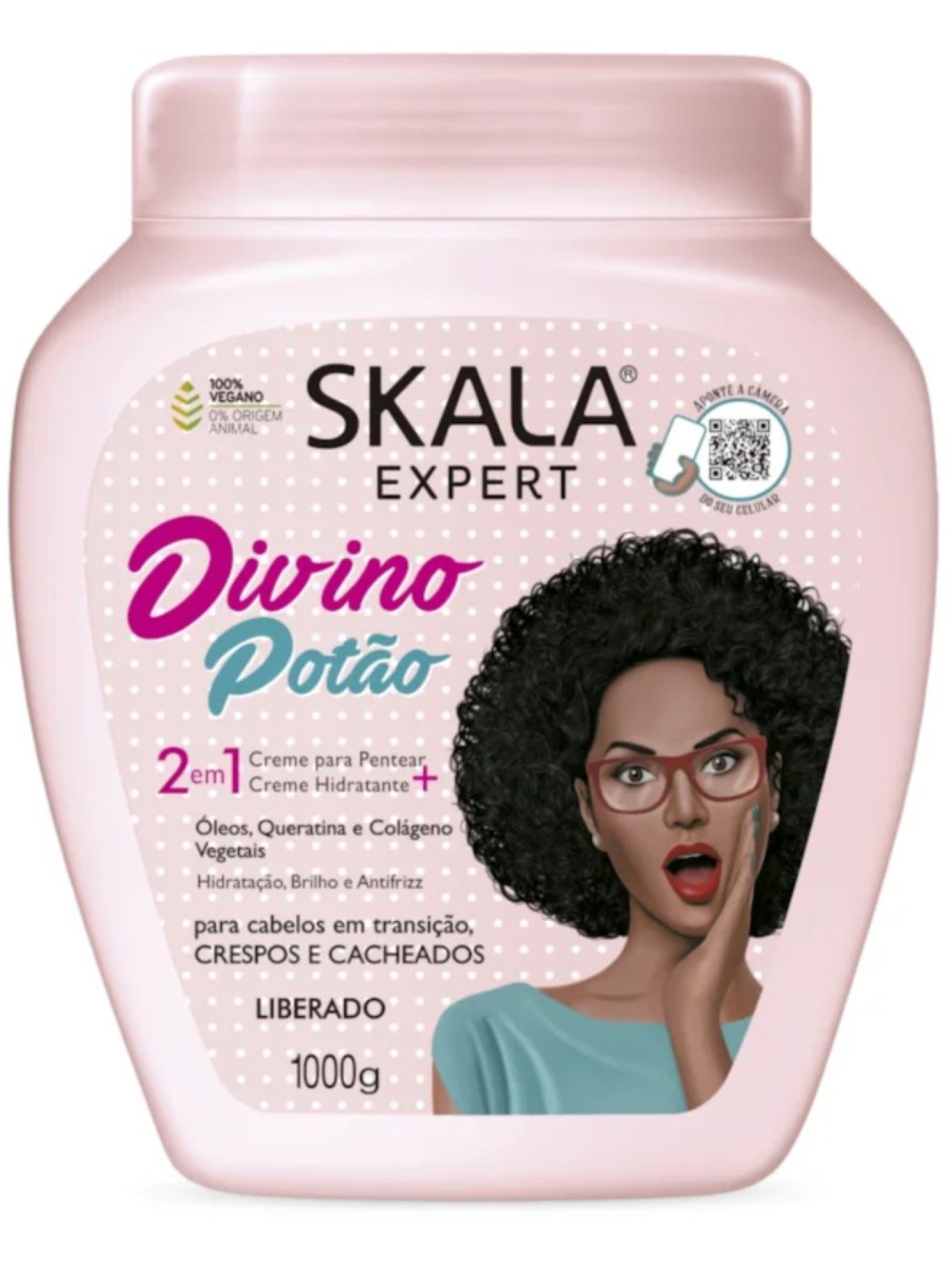 Skala Creme de Tratamento 2 em 1 Divino Potão 1000g
