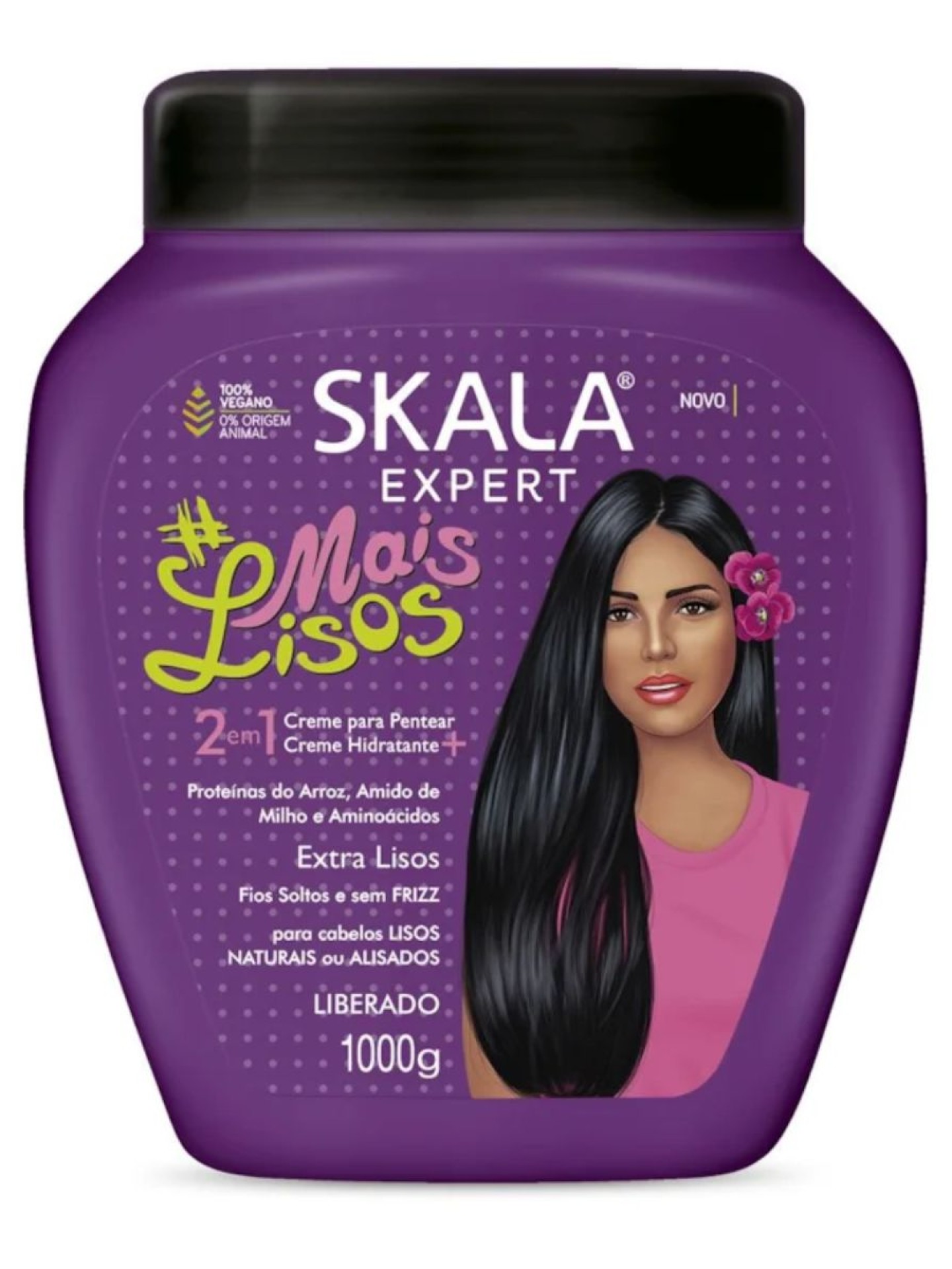 Skala Creme de Tratamento 2 em 1 Mais Lisos 1000g