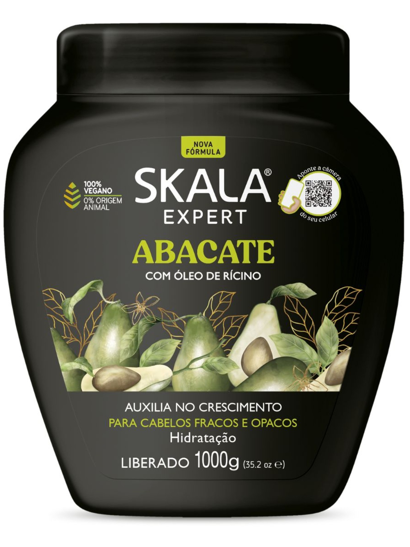 Skala Creme de Tratamento Abacate 1000g