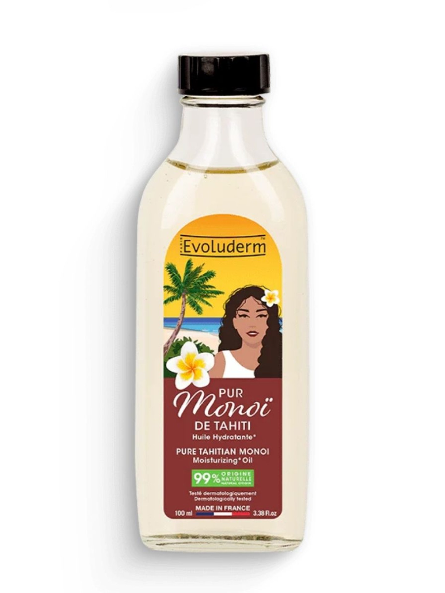 Evoluderm Óleo Hidratante Monoi 100ml