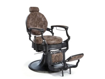 Cadeira Barbeiro Clint Castanho Escuro Estrutura Alum�nio - Image product