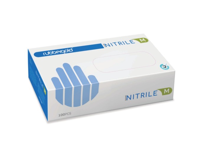Raclac Luvas De Exame em Nitrilo Azul S/P� L 100und