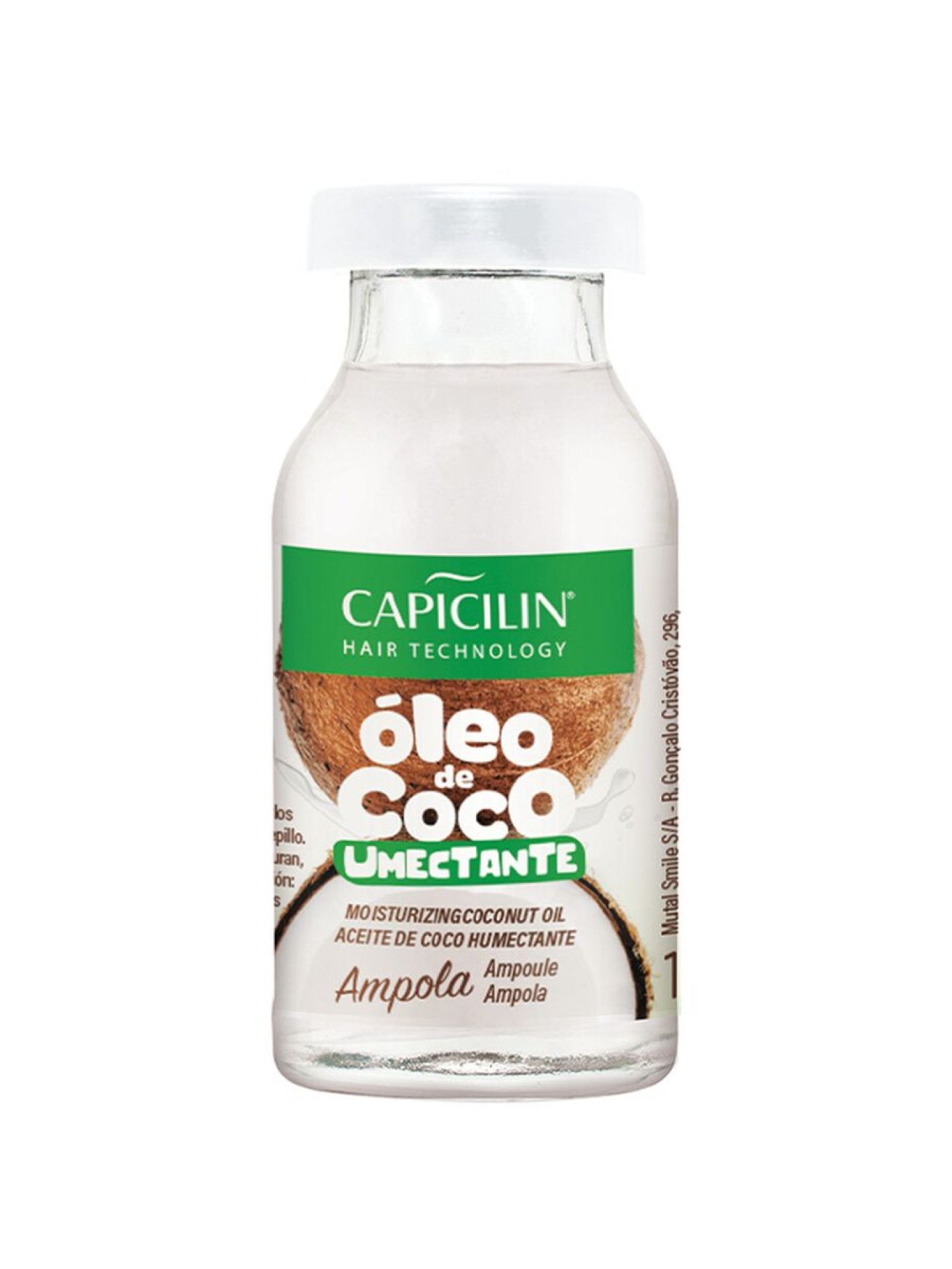 Capicilin Ampola óleo de Coco 13ml