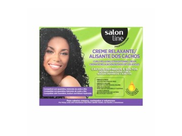 Salon Line Kit Creme Relaxante / Alisante dos Cachos  200g