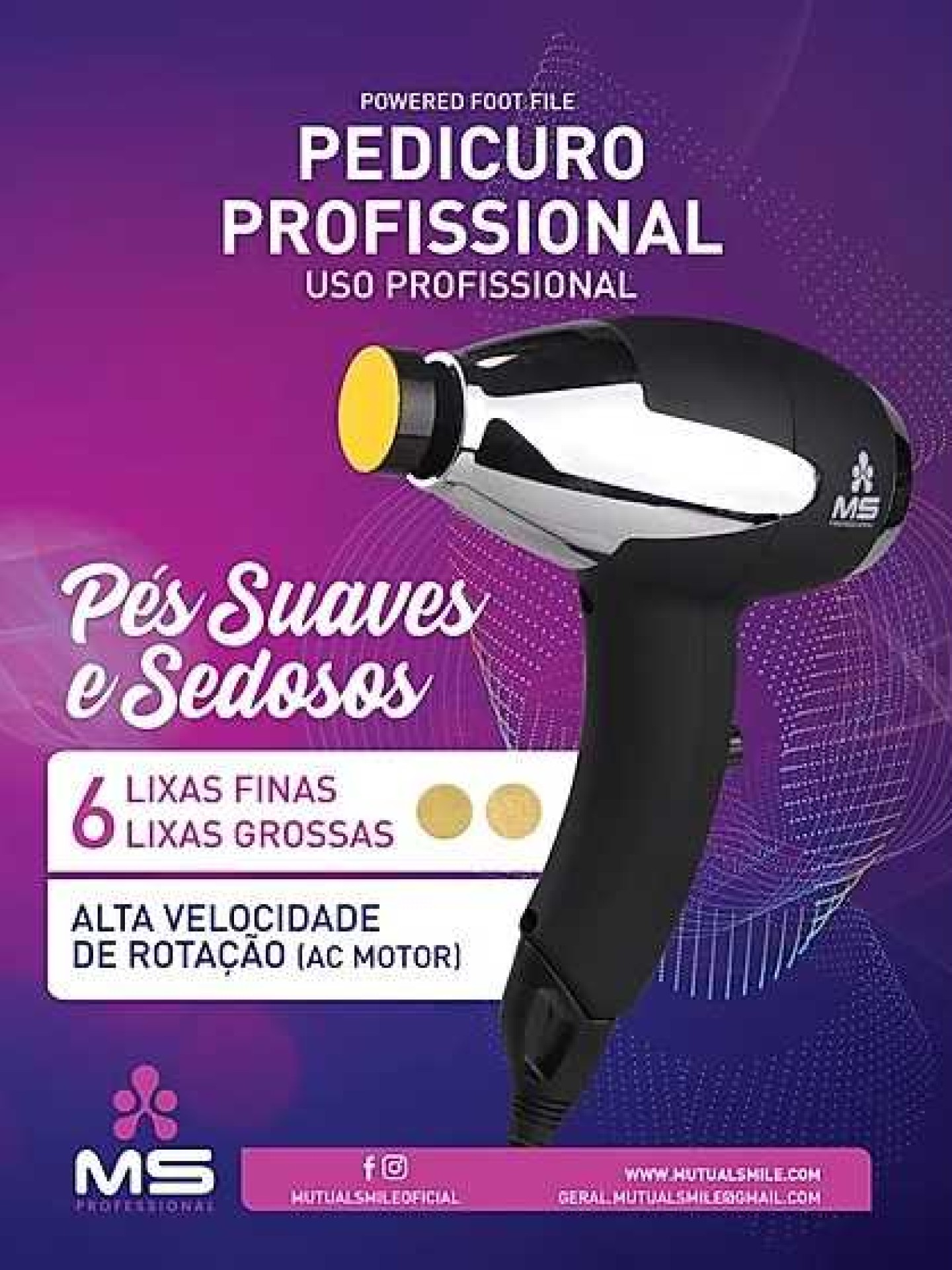 MS Lixa Eléctrica Pedicure