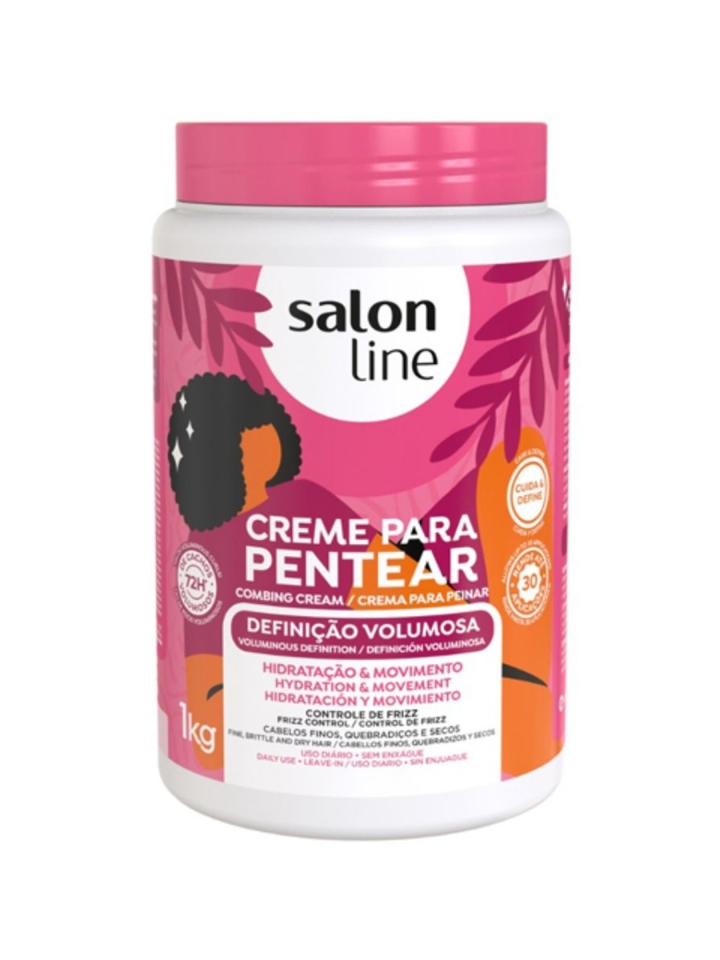 Salon Line Creme P/ Pentear Definição Volumosa 1kg