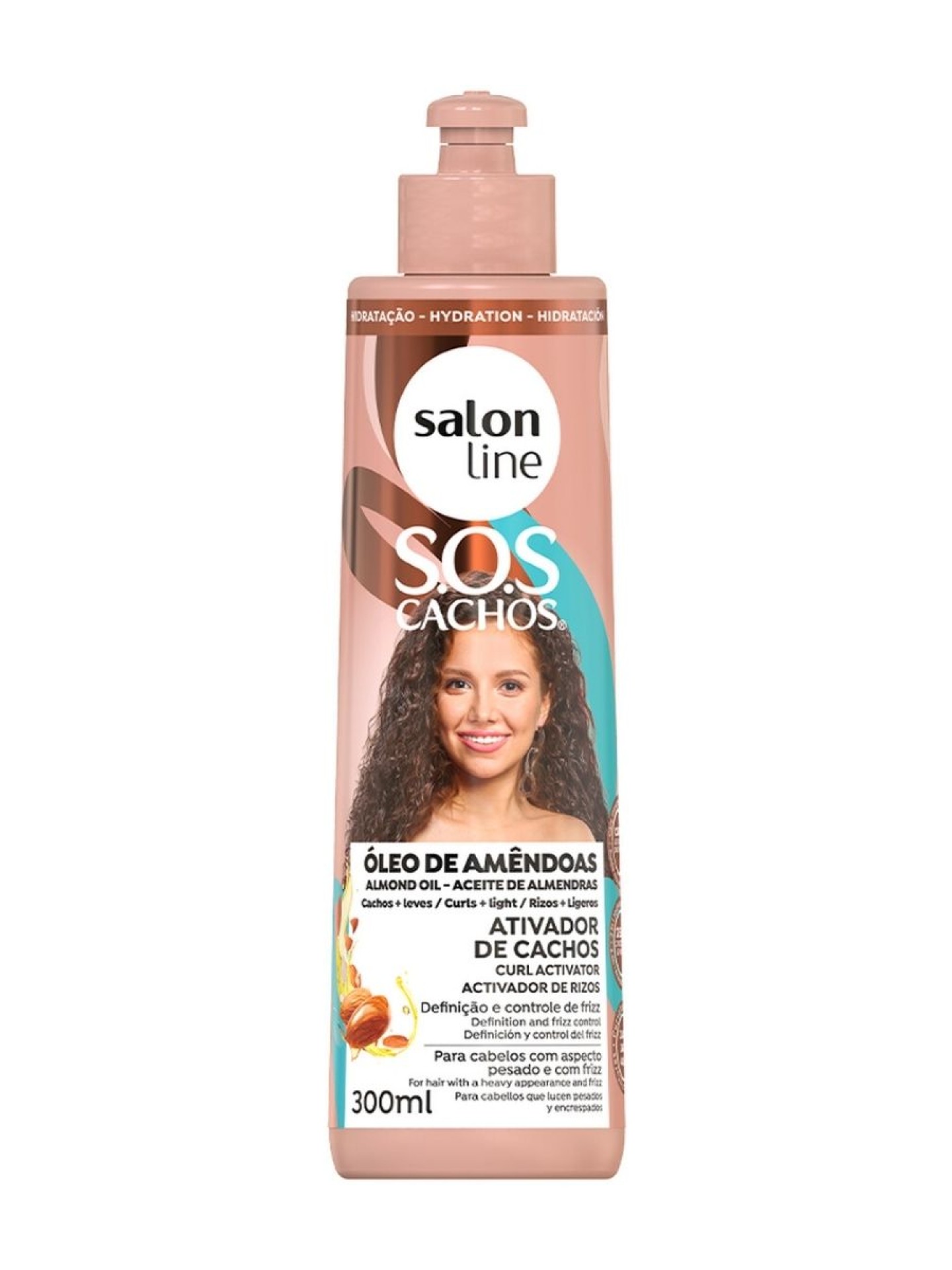 Salon Line SOS Ativador de Cachos Óleo de Amêndoas 300ml