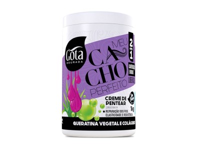 Gota Dourada Creme de Pentear Queratina Vegetal 1Kg - Image product
