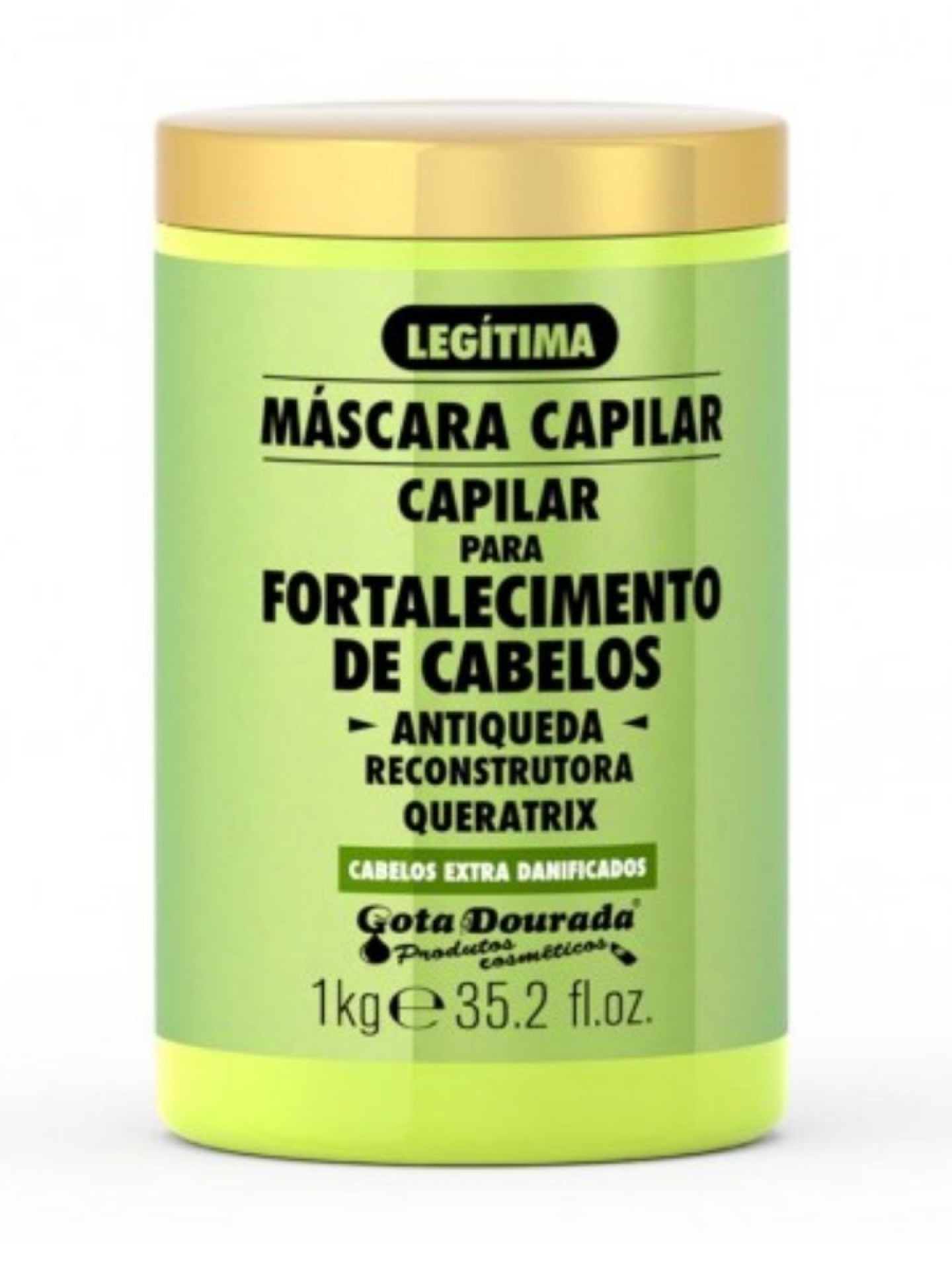 Gota Dourada Máscara Fortalecimento Queratrix 1kg