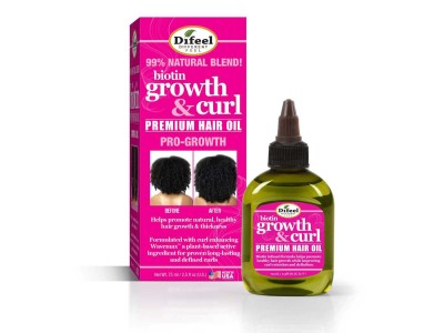 Difeel Biotin Growth & Curl Premium Hair Oil 75ml - Image product